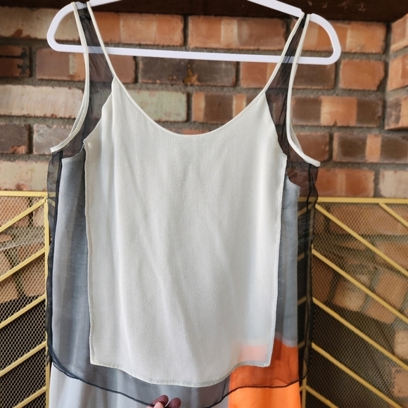 HELMUT Lang colorblock dress sz Small - Picture 6 of 10